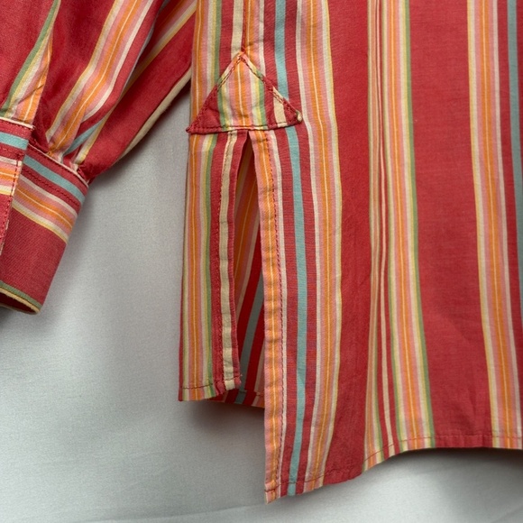 Lauren Ralph Lauren LongSleeve Lightweight Cotton Popover Tunic Blouse 1X Preppy - Picture 4 of 13